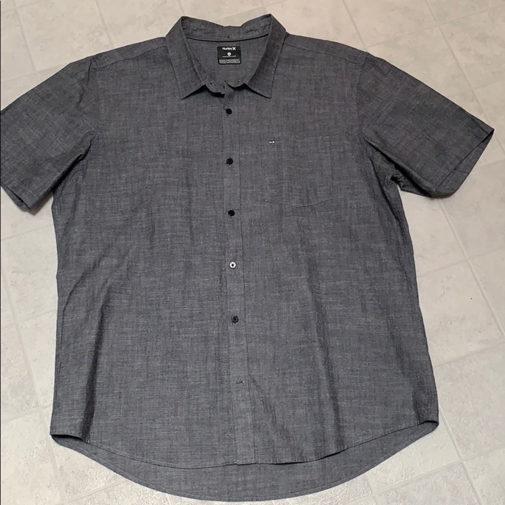 Hurley Men’s Button Down Shirt Sleeve Sz XXL